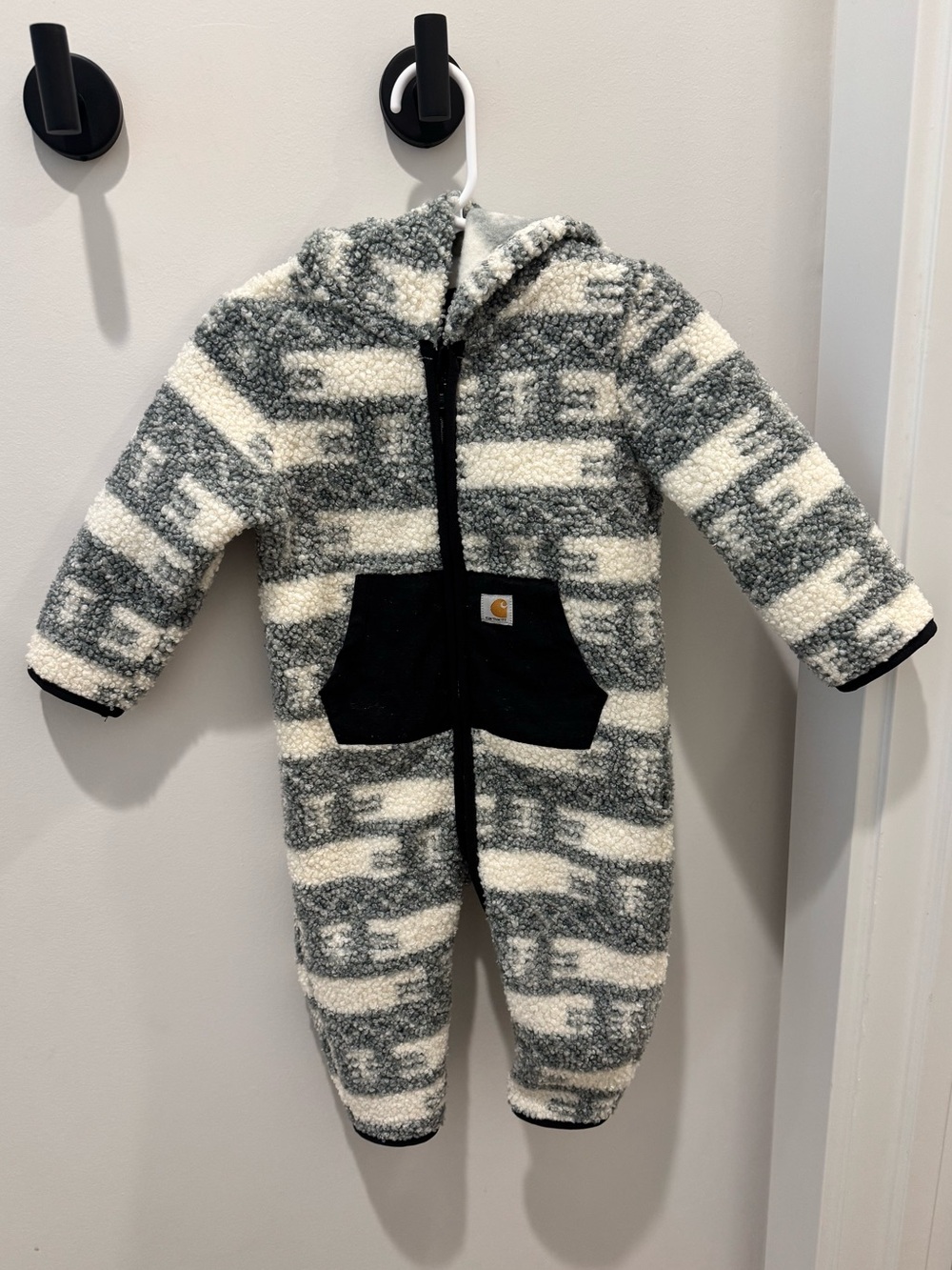 Like New Carhartt Baby Fleece One-Piece Winter Coveralls — 12 Months
